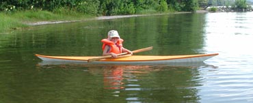 A proud kayaker!